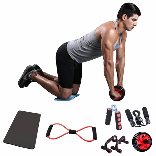6 piece premium workout set for home fitness training